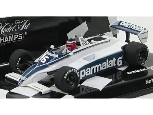 BRABHAM  F1 FORD BT49C N 6 SEASON 1981 H.REBAQUE  WHITE BLUE/ミニチャンプス 1/43ミニカー