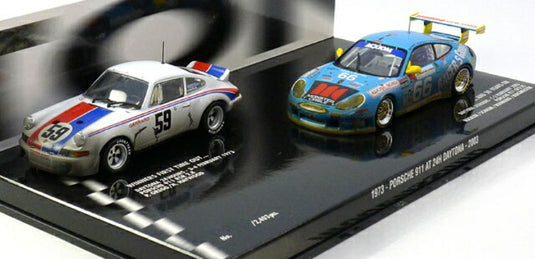 ポルシェ ダブルセット911 RSR 2.8 & 911 996 GT3 RS 1973/2003 / MINICHAMPS 1/43 ミニカー