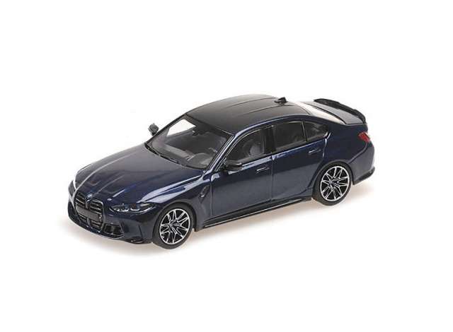 Minichamps 1/43 BMW M3 Competition 2020 - Bleu Tansanite - G20 - Quasi Neuf