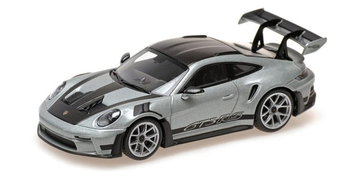 【予約】PORSCHE 911 992 GT3 RS 2024 シルバーブラック/ MINICHAMPS 1/43 ミニカー
