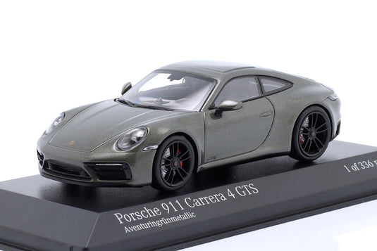 Porscheポルシェ 911 992 Carreraカレラ 4 GTS 2021 アベンチュリングリーンメタリック 336台限定 / MINICHAMPS 1/43 ミニカー