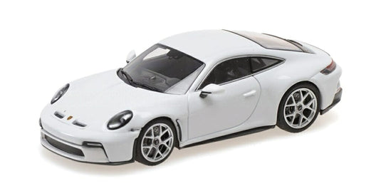 【予約】PORSCHEポルシェ 911 992 S/T クーペ 2023 ホワイト / MINICHAMPS 1/43 ミニカー