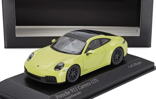 PORSCHEポルシェ 911 992 2 CARRERA GTS クーペ 2024 イエロー / MINICHAMPS 1/43 ミニカー