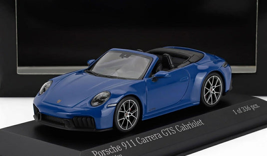 【予約】2026年発売予定PORSCHE 911 992.2 カレラ GTS カブリオレ オープン 2024 ブルー / MINICHAMPS 1/43 ミニカー