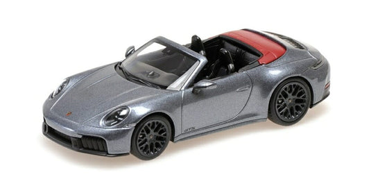 【予約】PORSCHE 911 992 2 Carrera GTS カブリオレ オープン 2024 グレーメタリック / MINICHAMPS 1/43 ミニカー