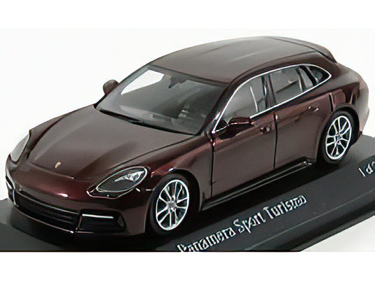 PORSCHE  PANAMERA 4S DIESEL SPORT TURISMO 2017  BURGUNDY MET/MINICHAMPS 1/43ミニカー