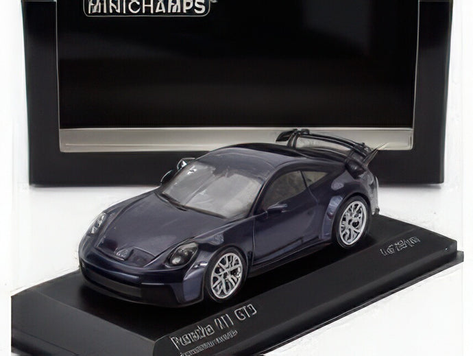 PORSCHE 911 992 GT3 クーペ 2021 ブルーメタリック/ MINICHAMPS 1/43 ミニカー