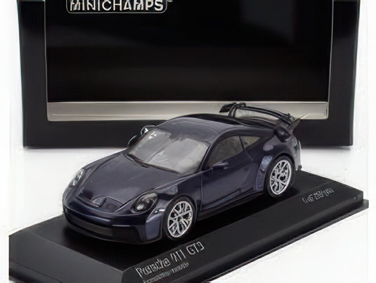 PORSCHE 911 992 GT3 クーペ 2021 ブルーメタリック/ MINICHAMPS 1/43 ミニカー