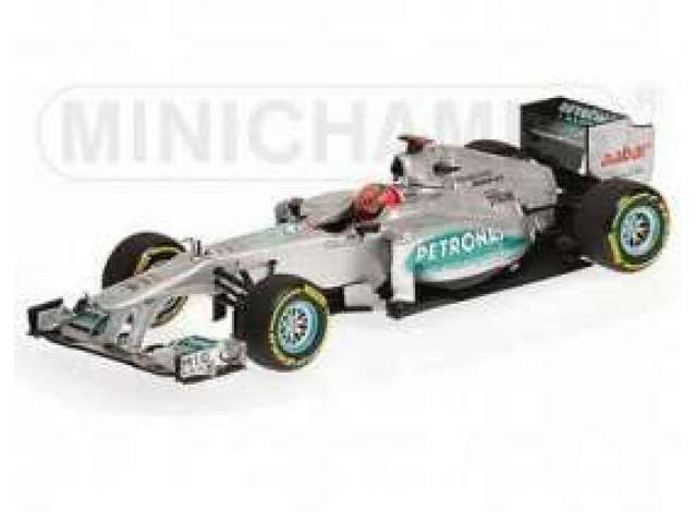 2012 Mercedes AMG Petronas F1 team W03 Nico Rosberg, silver/MINICHAMPS 1/43ミニカー