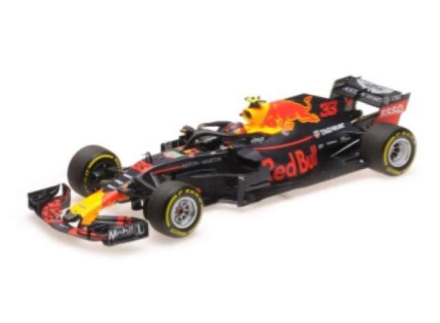 2018 Red Bull Racing Aston Martin Tag-Heuer RB14 Max Verstappen #33, purple-blue/MINICHAMPS 1/43ミニカー