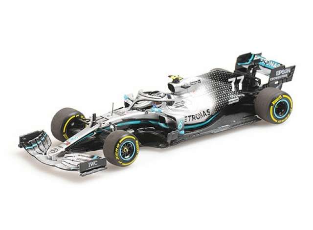 2019 メルセデス AMG ペトロナス F1チーム F1 W10 EQ POWER+ #77 バルテリボッタス シルバー/グリーン/ MINICHAMPS  1/43 ミニカー