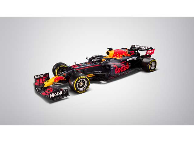 2021 Red Bull Racing Honda RB16B Bahrain GP Sergio Perez, black/red/yellow/MINICHAMPS 1/43ミニカー