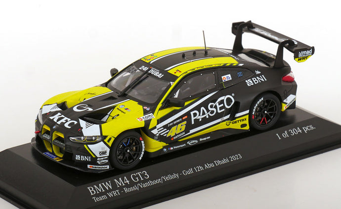 BMW M4 GT3 No 46 アブダビ12時間 2023 ロッシ/ヴァントール/イェロリー 304台限定/ MINICHAMPS 1/43 ミニカー