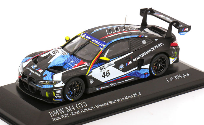 BMW M4 GT3 ロードトゥルマン優勝 2023 ロッシ/ポリカン 304台限定/ MINICHAMPS 1/43 ミニカー