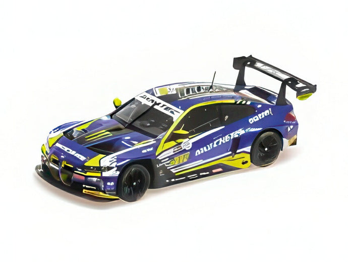 【予約】BMW M4 GT3 WRT No.46 2023 スパ24時間 6位 V.ロッシ パープル イエロー ブラック/ MINICHAMPS 1/43 ミニカー