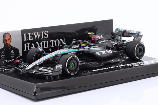 Lewis Hamiltonルイスハミルトン Mercedesメルセデス AMG F1 W15 2024 ブラック #44 / MINICHAMPS 1/43 ミニカー
