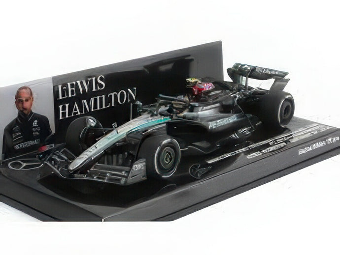 MERCEDES GP F1 W15 EQ パフォーマンス チーム AMG PETRONAS モータースポーツ N 44 4位 オーストリアGP 2024 ルイス・ハミルトン ブラック シルバー グリーン/ MINICHAMPS 1/43 ミニカー