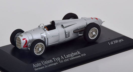 アウトウニオン タイプA ラングヘック 1934 / MINICHAMPS 1/43 ミニカー