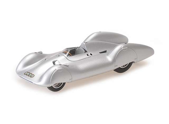 1935 Auto Union Typ D Stromline Hermann Paul Muller Nurburgring Test June 1935, silver/MINICHAMPS 1/43ミニカー