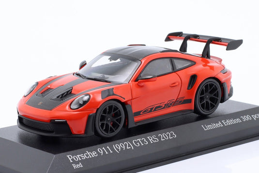 Porscheポルシェ 911 992 GT3 RS ヴァイザッハパッケージ 2023 レッド 300台限定 / MINICHAMPS 1/43 ミニカー