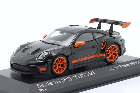 Porscheポルシェ 911 992 GT3 RS 2023 ブラック オレンジ 300台限定 / MINICHAMPS 1/43 ミニカー