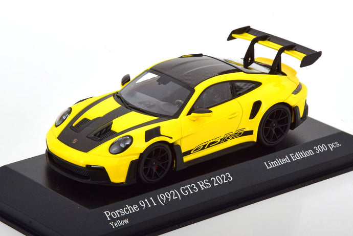 Porsche 911 (992) GT3 RS ヴァイザッハパッケージ 2023 イエローカーボン 限定300個/ MINICHAMPS 1/43 ミニカー