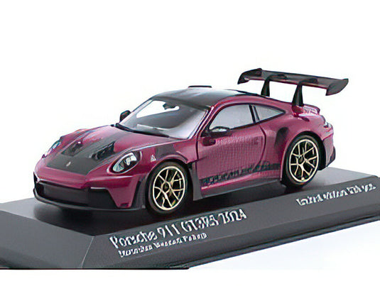 【予約】12月以降発売予定PORSCHE 911 992 GT3 RS COUPE WEISSACH PACKAGE 2024 GOLD RIMS RUBY RED BLACK/MINICHAMPS 1/43ミニカー 336台限定