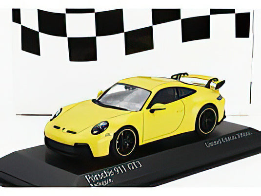 【予約】PORSCHE  911 992 GT3 COUPE 2020  BLACK RIMS  YELLOW/MINICHAMPS 1/43ミニカー