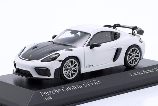 Porscheポルシェ 718 982 Caymanケイマン GT4 RS 2021 ホワイト / MINICHAMPS 1/43 ミニカー