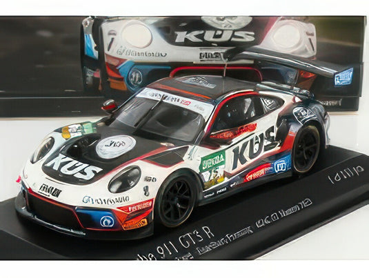 PORSCHE 911 991 GT3 R TEAM KUS 75 BERNHARD N 75 ADAC GT MASTERS 2021 C.ENGELHART T.PREINING WHITE BLACK RED/MINICHAMPS 1/43ミニカー