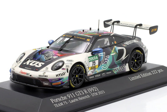 Porscheポルシェ 911 992 GT3 R 2023 ブラック/ホワイト