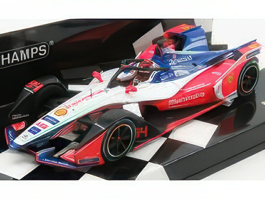 MAHINDRA FORMULAE M5ELECTRO TEAM MAHINDRA RACING N 94 SEASON 20182019 F.ROSENQVIST RED WHITE BLUE/MINICHAMPS 1/43ミニカー