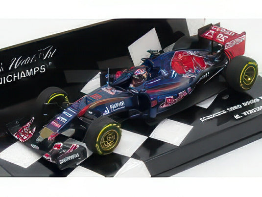 TORO ROSSO F1 STR10 RENAULT N 33 SEASON 2015 MAX VERSTAPPEN BLUE RED GOLD/MINICHAMPS 1/43ミニカー