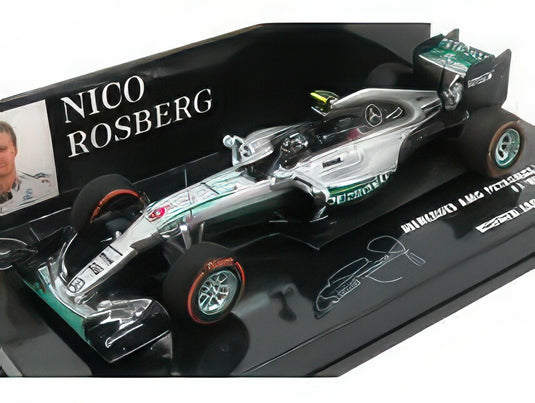 MERCEDES GP F1 W07 HYBRID AMG PETRONAS N 6 WINNER JAPAN GP NICO ROSBERG 2016 WORLD CHAMPION SILVER GREEN/MINICHAMPS 1/43ミニカー
