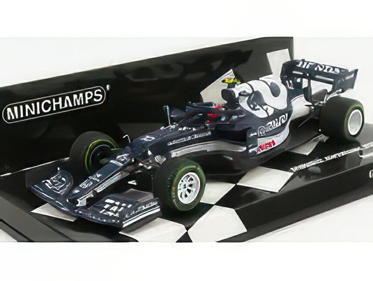 ALPHA TAURI F1 AT02 HONDA RA620H TEAM ALPHA TAURI N 10 TURKISH GP 2021 PIERRE GASLY WHITE BLUE/MINICHAMPS 1/43ミニカー