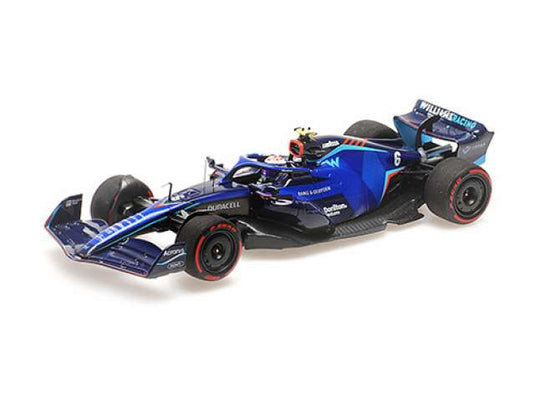 2022 Williams Racing FW44 Bahrain GP Nicholas Latifi, blue/black/MINICHAMPS 1/43ミニカー 552台限定