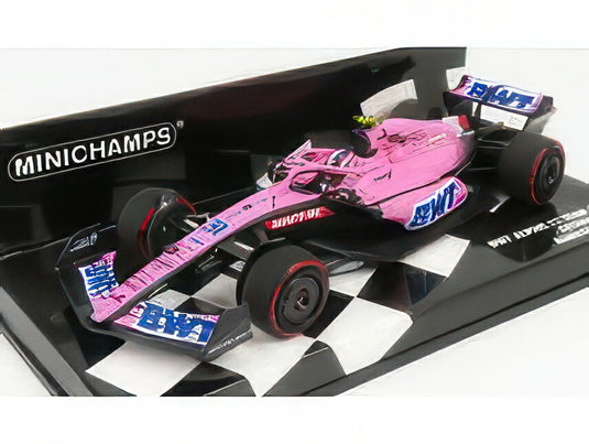ALPINE F1 A522 TEAM ALPINE BWT N 31 BAHRAIN GP 2022 ESTEBAN OCON PINK BLUE/MINICHAMPS 1/43ミニカー