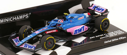 Alpine A522 オーストラリアGP Ocon 2022 限定420個/ MINICHAMPS 1/43 ミニカー
