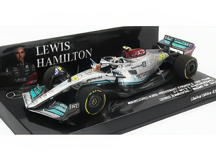 MERCEDES GP F1 W13E TEAM MERCEDESAMG PETRONAS F1 N 44 MIAMI GP 2022 LEWIS HAMILTON SILVER GREEN/MINICHAMPS 1/43ミニカー