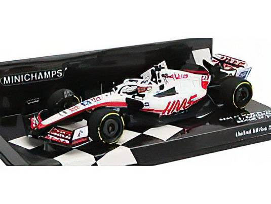 HAAS  F1 VF22 TEAM HAAS N 20 SILVERSTONE BRITISH GP 2022 KEVIN MAGNUSSEN  WHITE BLACK RED/MINICHAMPS 1/43ミニカー