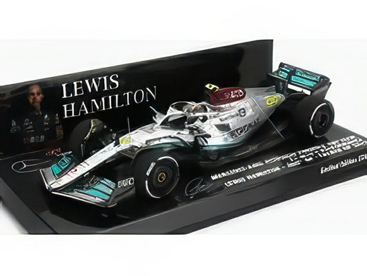 MERCEDES GP F1 W13E TEAM MERCEDESAMG PETRONAS F1 N 44 (300th F1 GRAND PRIX) 2nd FRANCE GP 2022 LEWIS HAMILTON SILVER GREEN/MINICHAMPS 1/43ミニカー