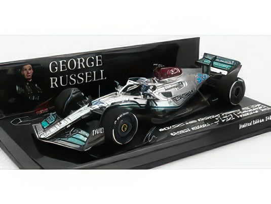 MERCEDES GP F1 W13E TEAM MERCEDESAMG PETRONAS F1 N 63 3rd FRANCE GP 2022 GEORGE RUSSEL SILVER GREEN/MINICHAMPS 1/43ミニカー