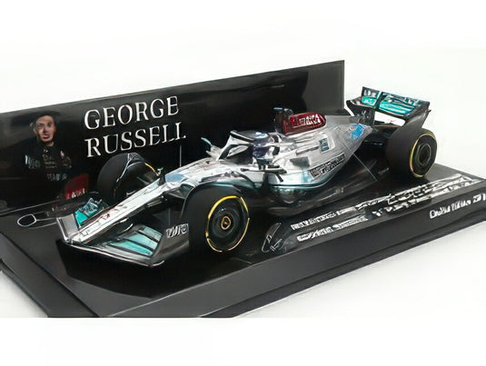 MERCEDES GP F1 W13E TEAM MERCEDESAMG PETRONAS F1 N 63 3rd HUNGARIAN GP 2022 GEORGE RUSSEL SILVER GREEN/MINICHAMPS 1/43ミニカー