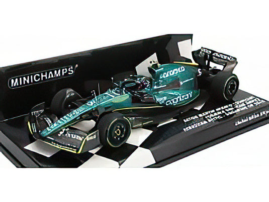 ASTON MARTIN  F1 AMR22 TEAM ARAMCO COGNIZART N 5 8th SINGAPORE GP 2022 SEBASTIAN VETTEL  GREEN BLACK/MINICHAMPS 1/43ミニカー