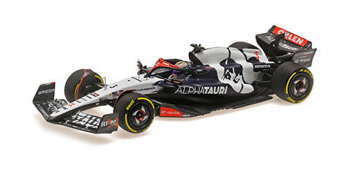 ALPHA TAURI F1 AT04 TEAM アルファタウリ N 3 ハンガリーGP 2023 ダニエル・リカルド ブルーホワイト/MINICHAMPS 1/43ミニカー