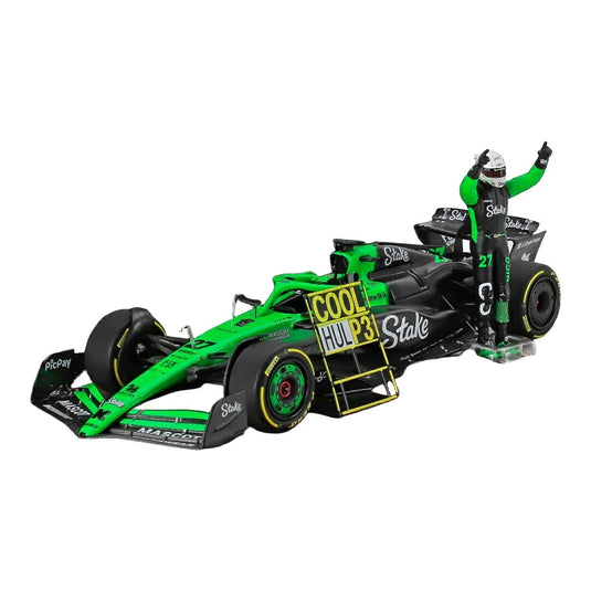 Sauberザウバー F1 C45 No.27 Nico Hulkenberg 2025 イギリスGP 3位表彰台 フィギュア付 / MINICHAMPS 1/43 ミニカー