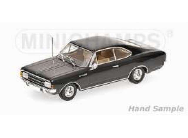 1966 Opel Rekord C Coupe, black/MINICHAMPS 1/43ミニカー