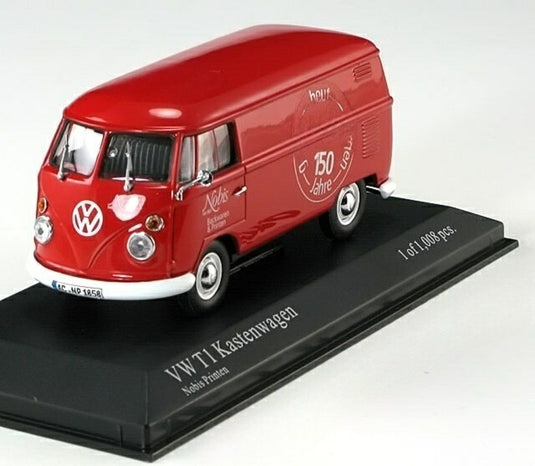 VW T1 1963 レッド/ MINICHAMPS 1/43 ミニカー