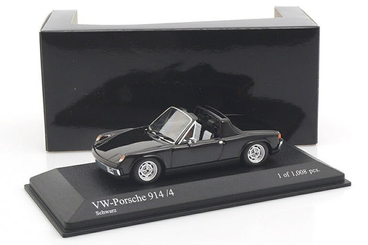 VWフォルクスワーゲン-Porscheポルシェ 914/4 ブラック / MINICHAMPS 1/43 ミニカー