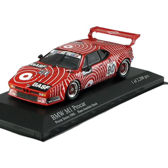 BMWビーエムダブリュー M1 Procar 1980 No.80 Procar Series Stuck 限定2208pcs / MINICHAMPS 1/43 ミニカー